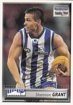 2003 Select The Advertiser-Sunday Mail AFL #55 Shannon Grant Front